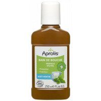 Bain de bouche Propolis et Xylitol goût Menthe 250ml - Aprolis hygiène bucco dentaire Aromatic Provence