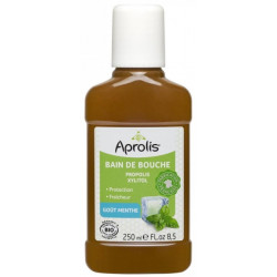 Bain de bouche Propolis et Xylitol goût Menthe 250ml - Aprolis