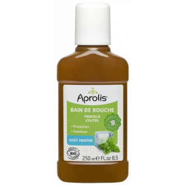 Bain de bouche Propolis et Xylitol goût Menthe 250ml - Aprolis