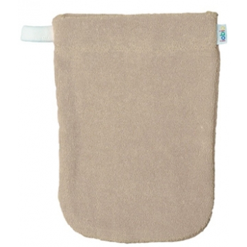 1 gant de toilette en coton biologique écru x1 - Popolini