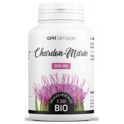 Chardon Marie Bio 200 gélules de 300mg - GPH Diffusion