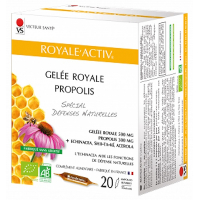 Royale Activ 20 ampoules de 10ml - Vecteur Santé gelée royale échinacée shiitaké Aromatic provence