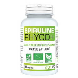 Spiruline Bio PHYCO PLUS 300 comprimés - LT Labo