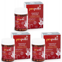 Propolis Intense Ultra Lot de 3 boîtes de 80 gélules - Propolia cure immunitaire de 1 mois Aromatic provence
