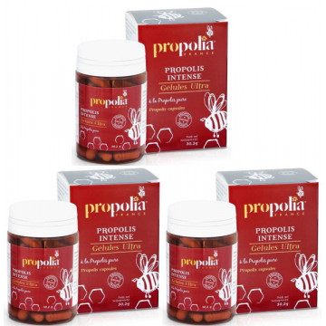 Propolis Intense Ultra Lot de 3 boîtes de 80 gélules - Propolia
