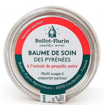 Baume de soin à la Propolis version pocket 7ml - Ballot Flurin