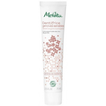 Dentifrice Gencives sensibles Badiane Girofle 75ml - Melvita