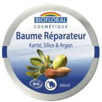 Baume réparateur Karité Silice Argan et Cire d'abeille 200ml - biofloral nutrition hydratation Aromatic provence