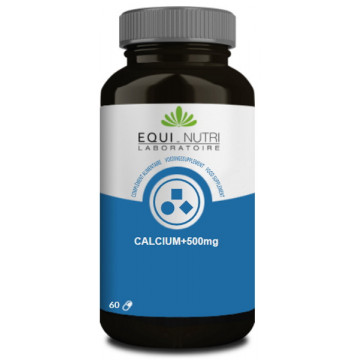 Calcium Plus 60 gélules végétales 500mg - Equi Nutri