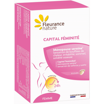 Capital féminité 60 comprimés Jour et Nuit  - Fleurance Nature