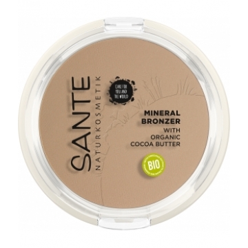 2 en 1 Contouring et Poudre bronzante N°1 Light Medium 9gr - Sante Naturkosmetik