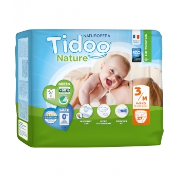 27 Couches Eco Single Pack (T3/M) 4/9kg - Tidoo