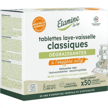 50 Tablettes lave vaisselle 1kg - Etamine du Lys