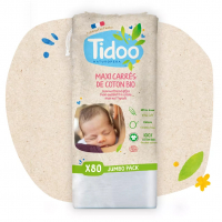 80 Maxi Carrés de Coton Bio TidooCare x80 - Tidoo Aromatic provence