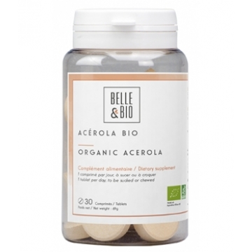 Acérola Bio 64g 30 comprimés - Belle et Bio