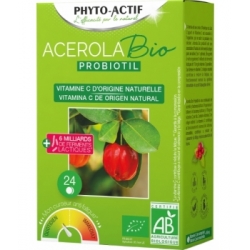 Acérola Probiotil à partir de 6 ans 24 comprimés - Phyto-Actif
