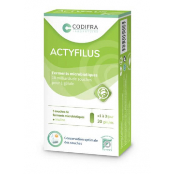 Actyfilus 30 gélules - Codifra