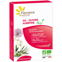 Ail Olivier Aubépine Bio 60 comprimés - Fleurance Nature Aromatic provence