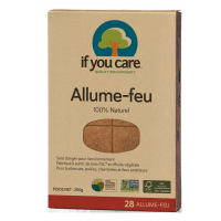 Allume feu 100% naturel 28 cubes - If You Care Aromatic provence