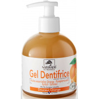Gel Dentifrice Orange Pamplemousse 300ml - Naturado,   Dentifrices bio,  Soins bucco-dentaires bio aromatic provence.