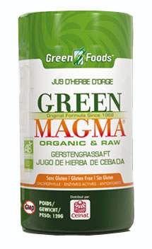 jus d'herbe d'orge poudre bio Green Magma